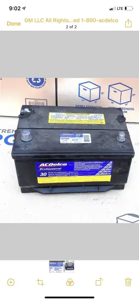 062232 Acdelco Battery Gm