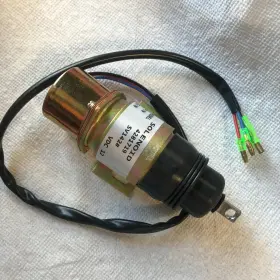 4281719 Aftermarket Stop Solenoid For Hitachi Excavator Ex12 Ex15 Ex22 Ex25 Ex30 Ex35 Ex40