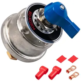 Switch001 Ajulybee High Current Battery Disconnect Switch 300a Power Cut Off Isolator 12v 24v Car