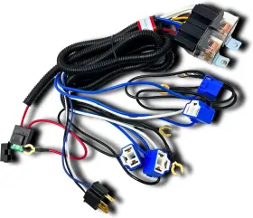 Astph44 All Star Truck Parts 4-headlight Relay Wiring Harness H4 Headlamp Light