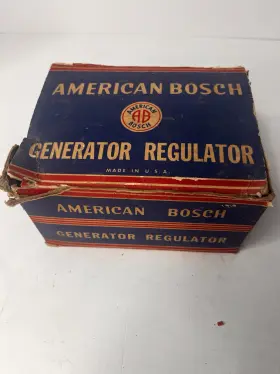 Rgs-6a-101 American Bosch Vintage 1939-1950 6 Volt Generator Regulator Nos