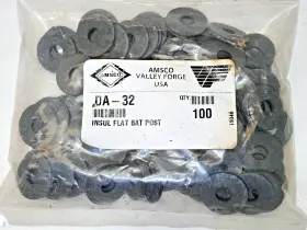 Da-32 Amsco Fiber Insulating Washers 1/4 Id X 3/4 Od .09 Thick Lot Of 100