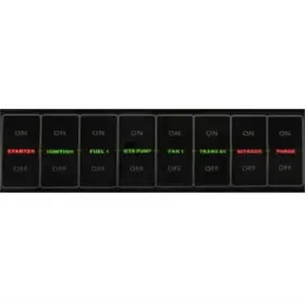 8001sd Arc - Auto Rod Controls Replacement 8 Switch Flat Touch Control Panel