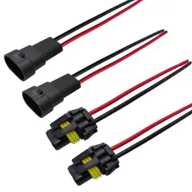 Audak 602693873581 Headlight Adapter And Wiring Harness Kit Automotive Lighting Upgrade / Repair