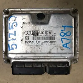 590-51257 Audi Engine Ecm Electronic Control Module 3.2l Fits 08 A3 481191