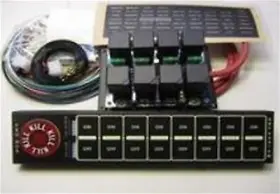 8001r-pm Auto Rod Controls Arc Pro Mod Flat Touch Switch Panels With Backlit System Kill 8001rpm