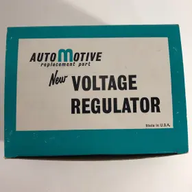 721230 Automotive 1960 Early 61 12 Voltage Regulator 6 Cyl. Volt Negative Ground Nos