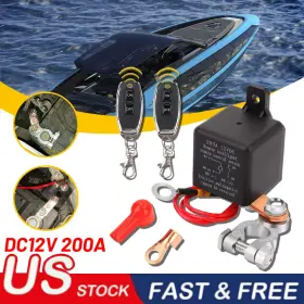 Ddkg-200a-1t2 Auxito Car Battery Disconnect Cut Off Isolator Master Switch With Wireless Remote Control