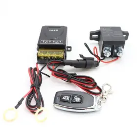 Bcsmmcar 911501725098 Car Truck Battery Disconnect Switch System Dual Wireless Remote Control Kit 12v