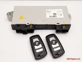 61356809374 Bmw 2011 535i 528i 550i F10 Cas 4 Control Module W Matching Key Fob