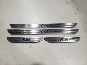 7205265 Bmw 7172347 2013 X5m E70 Lci - 4 Piece Door Sill Trim Set Oem