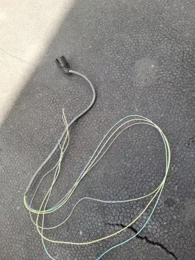 7507257 Bmw 2008 328i 3pin Engine Bay Wiring Harness Connector / Pigtail