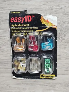 Bussmann 051712238236 Atm-id-sk Easyid Fuse Assortment Kit - 36 Piece Lights Up When Blown