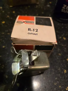 19106575 Bwd Ado-c643 Vintage Borg Warner Voltage Regulator Cutout Switch