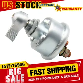 Sw1765 Carbole 10305 Master Battery Disconnect Switch 2 Post Spst Kill Cut-off Nascar Marine Atv 12v