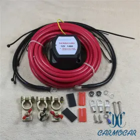Carmocarshop 711766915025 For Atv Utv 4wd Rzr Rv Car Watercraft Marine 12v 140amp Dual Battery Isolator