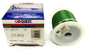 C12eg Carquest 12 Gauge Black Primary Wire 100-foot Roll Nos