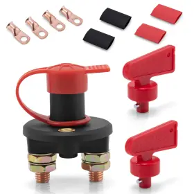 Ymx6-hxw-t00512-2 Change Moore Rv Battery Disconnect Switch 12v-48v Heavy Duty Isolator With 2 Keys 300a