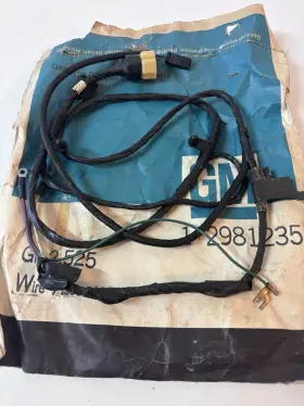 2981235 Chevrolet Nos 1962 Ammeter To Starter Switch Harness 6 Cly Gm
