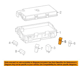 68144447aa Chrysler Oem 13-23 1500 Classic Electrical Fuse Relay-maxi