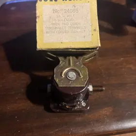 24085 Cole Hersee 12v Bakelite Solenoid Insulated Intermittent Duty Spst Nos