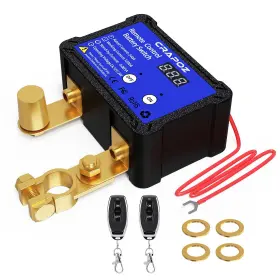 Hxkg001 Crapoz 12v 240a Car Battery Kill Switch Remote Disconnect For Vehicles Boats