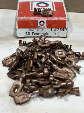 02968103 Delco Genuine Gm Electrical Male Terminal Ends 7640 Pack Of 47 Nos