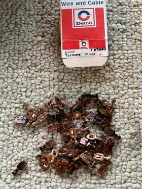 6294067 Delco Gm Alternator Connector And Terminals 1 E7640 50 Pcs