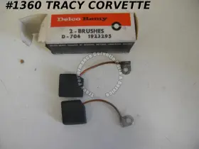 1923295 Delco Remy 1953-1954 Chevrolet Corvette Generator Brushes D-704 6v Gm