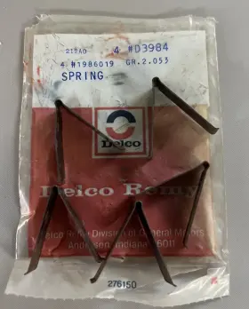 1986019 Delco Remy 1945620 Lot Of 5 Starter Brush Spring Fits 15mt 20mt And 27mt D3984