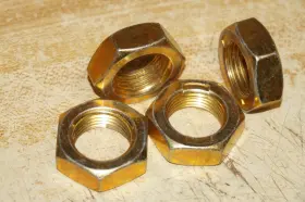 1979400 Delco Remy Lot Of 4 #1979400 Shaft Pulley Hex Nut 7/8 Inch -14tpi -50dn Alternator