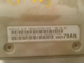 591-03498 Dodge Chassis Ecm Theft-locking Sedan Immobilizer Column Fits 03-04 Sebring 573776