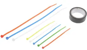 83756 Dorman/conduct-tite 4 8 11 Inch Assorted Colors Wire Ties Canister
