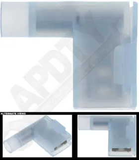 84171 Dorman/conduct-tite 16-14 Gauge Female Flag Disconnect .250 Inch Blue