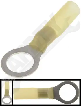 85212 Dorman/conduct-tite 12-10 Gauge Ring Waterproof Terminal 3/8 Inch 7 Pk Yellow