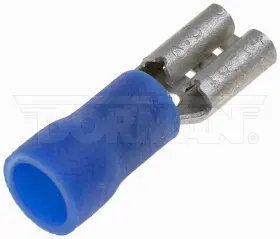 85483 Dorman/conduct-tite 16-14 Gauge Female Double Bullet Connector .187 Inch Blue