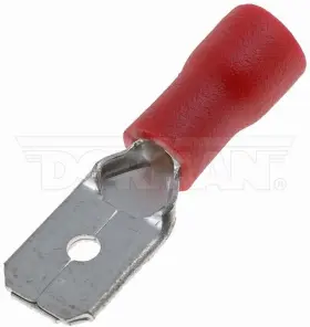 85486 Dorman/conduct-tite 22-18 Gauge Male Quick Disconnect .250 Inch Red