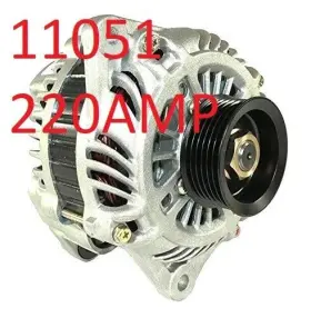 11051-220 Eagle 220 High Amp Alternator Nissan Truck Pathfinder V6 3.5l 3498cc 2003-2004