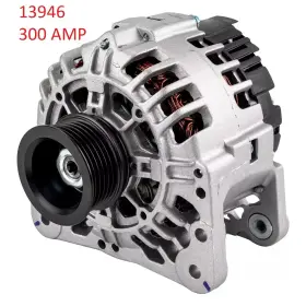 13946-300 Eagle 300 Amp High Output Alternator Volkswagen Beetle L4 1.8 2002-2005 Smaller Pulley