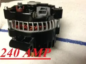 2c3u-10300-bb Eagle 240 Amp High Output Alternator Ford F-450 Super Duty V8 6.0l 2005-2007