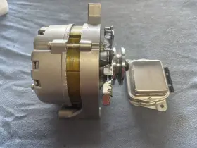 E1bz-10346-b Eagle Ford Mustang Bronco Truck Van 140 High Amp Alternator 1965 1975 With Regulator
