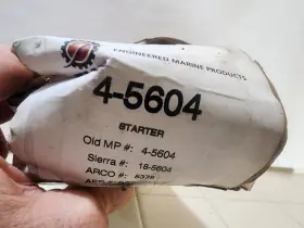 18-5604 Emp 4-5604 Engineered Marine Products Starter Sierra Arco 5375 New