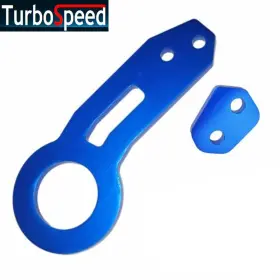Hd8800 Emusa Thr Bl New Brand Blue Cnc Anodized Billet Aluminum Racing Rear Tow Hook Kit Universal