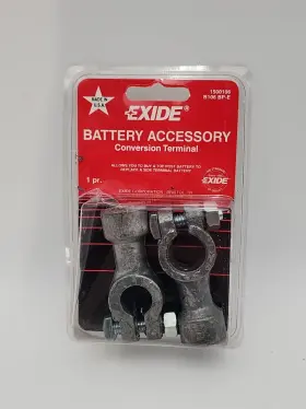 17014 Exide Automotive Battery Conversion Terminal Set - Convert Top Post Side 2pc