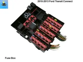2s6t14a073ac Ford 2010 2011 2012 2013 Transit Connect Fuse Box Relay Junction