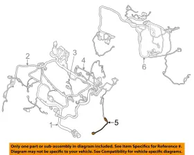 Bv6z2b325b Ford Oem 13-18 C-max Electrical Wiring Harness-wire Harness