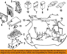 Cv6z14526a Ford Oem 12-23 C-max Electrical Fuse Relay-main