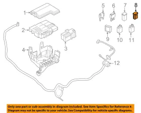 Dg9z14526k Ford Oem 13-23 Aviator Electrical Fuse Relay-mini