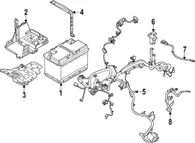 Pz3z-10c679-d Ford Genuine Battery Management System