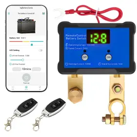 Gearbone 9994401 Car Kill Switch Phone App 12v Side Post Battery Disconnect 2026 Upgraded Re